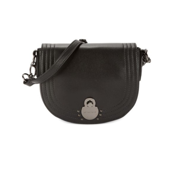 LONGCHAMP Leather Saddle Bag - Picture 2 of 11